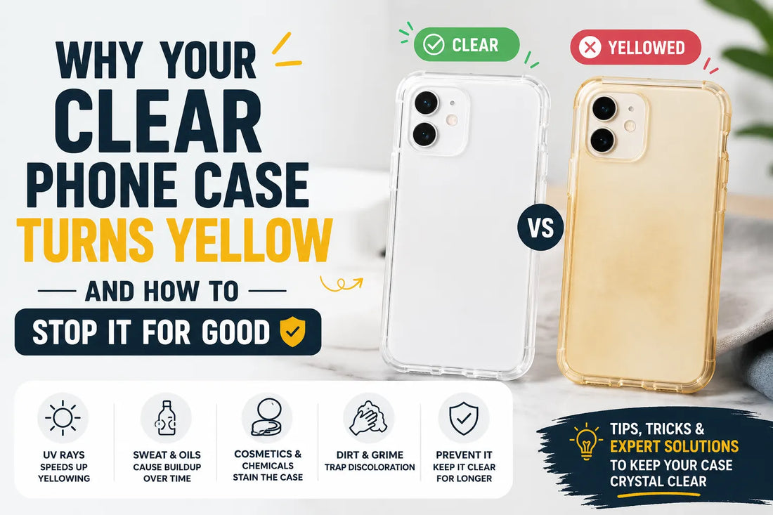 Why clear phone cases turn yellow and how to prevent yellowing