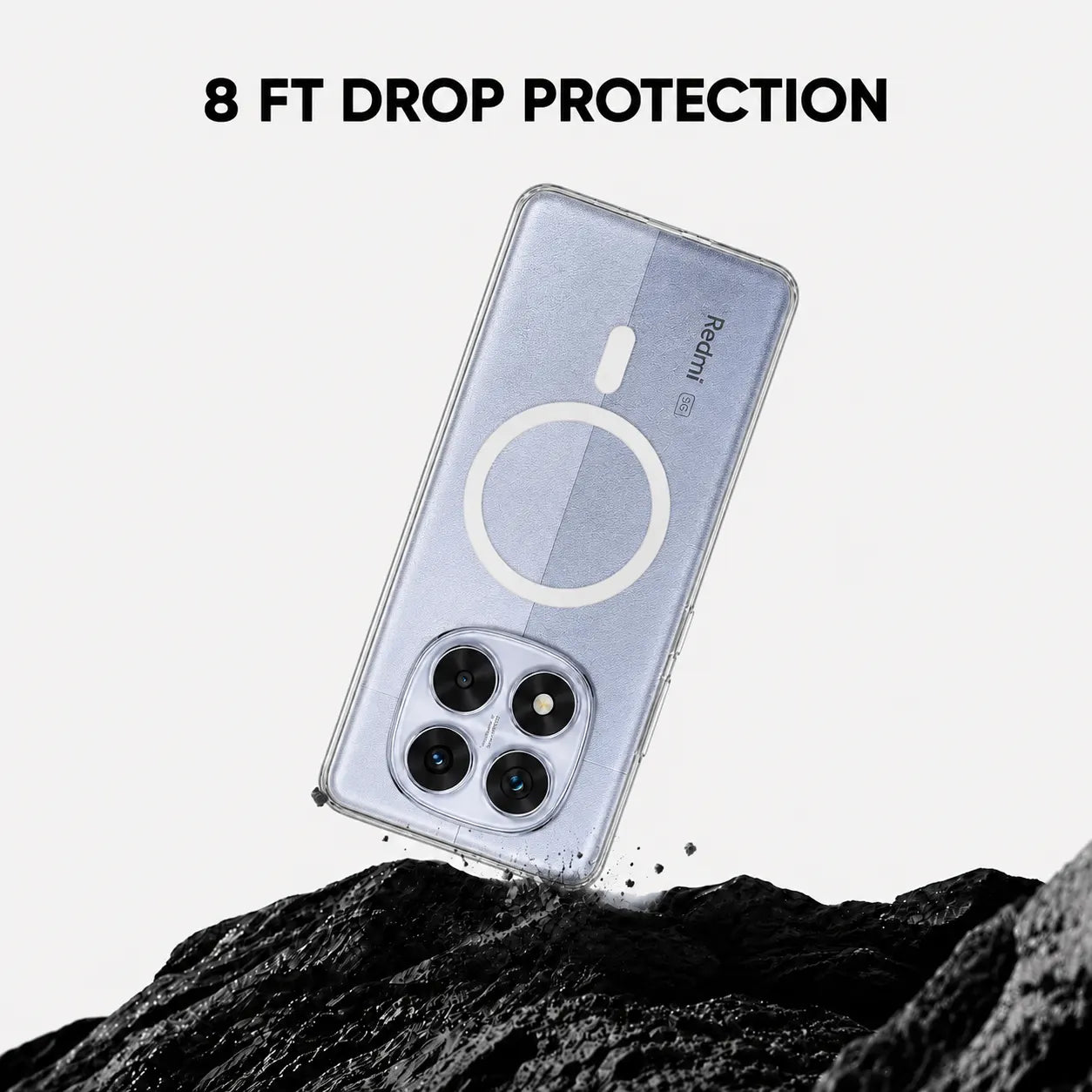 Redmi Note 14 Pro - Anti Yellow MagSafe Clear Case