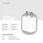 iPhone 20W USB-C Power Adapter