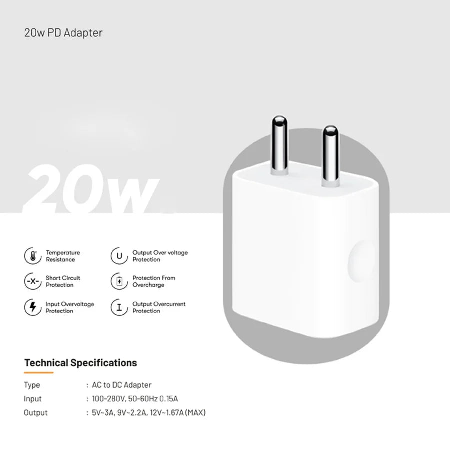 iPhone 20W USB-C Power Adapter