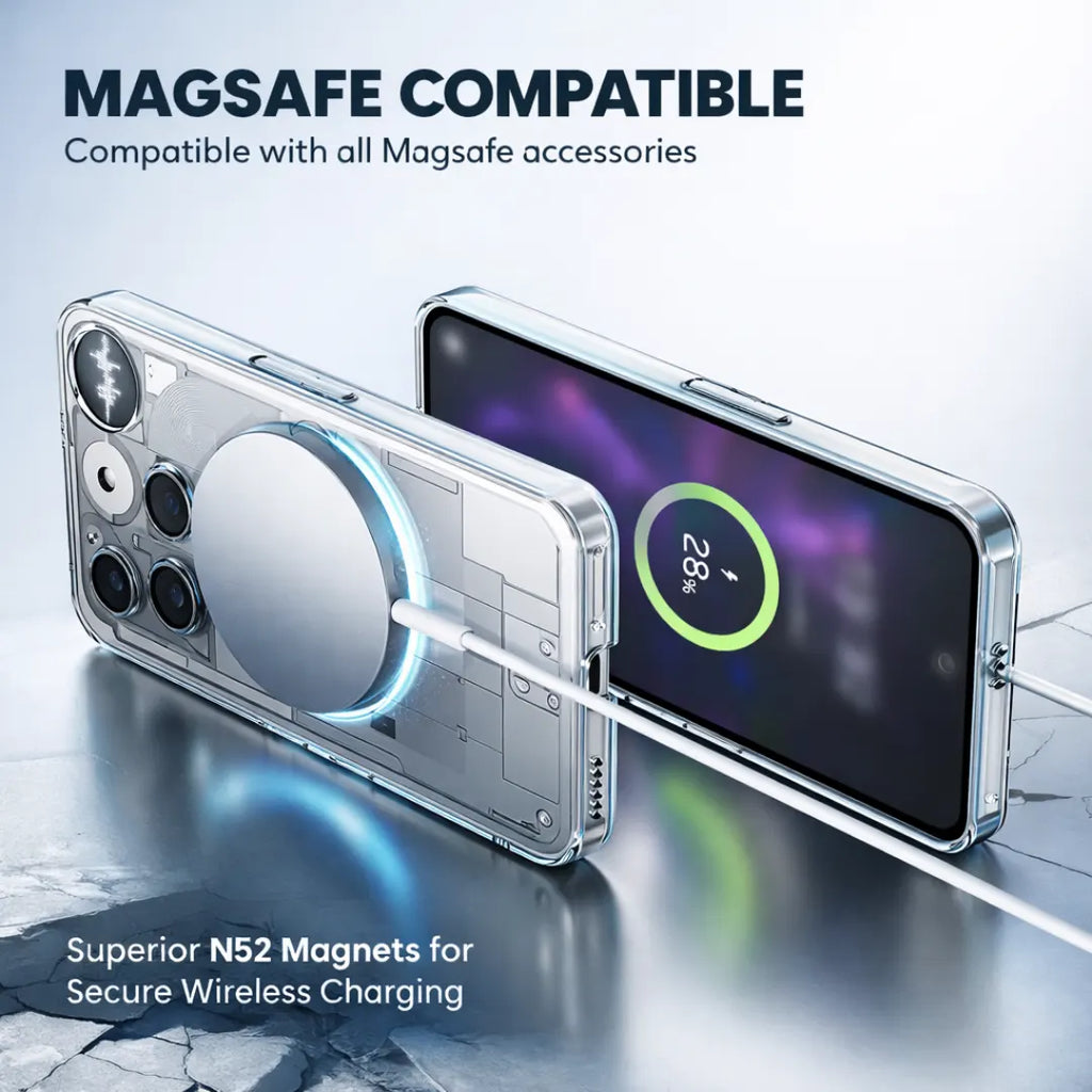 Nothing 2A Transparent Anti-Yellow MagSafe Case