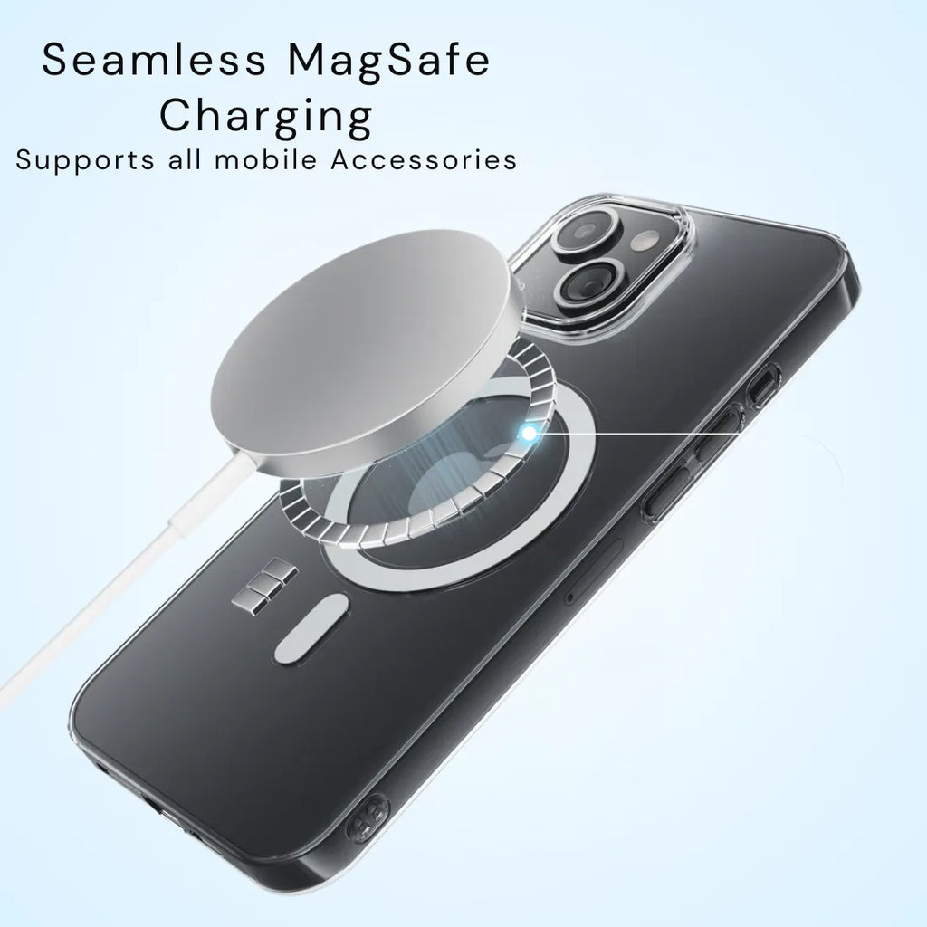 iPhone 15 Anti Yellow Clear MagSafe Case