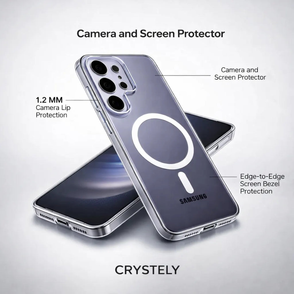 Anti-Yellow MagSafe Clear Case  Samsung S26 Ultra