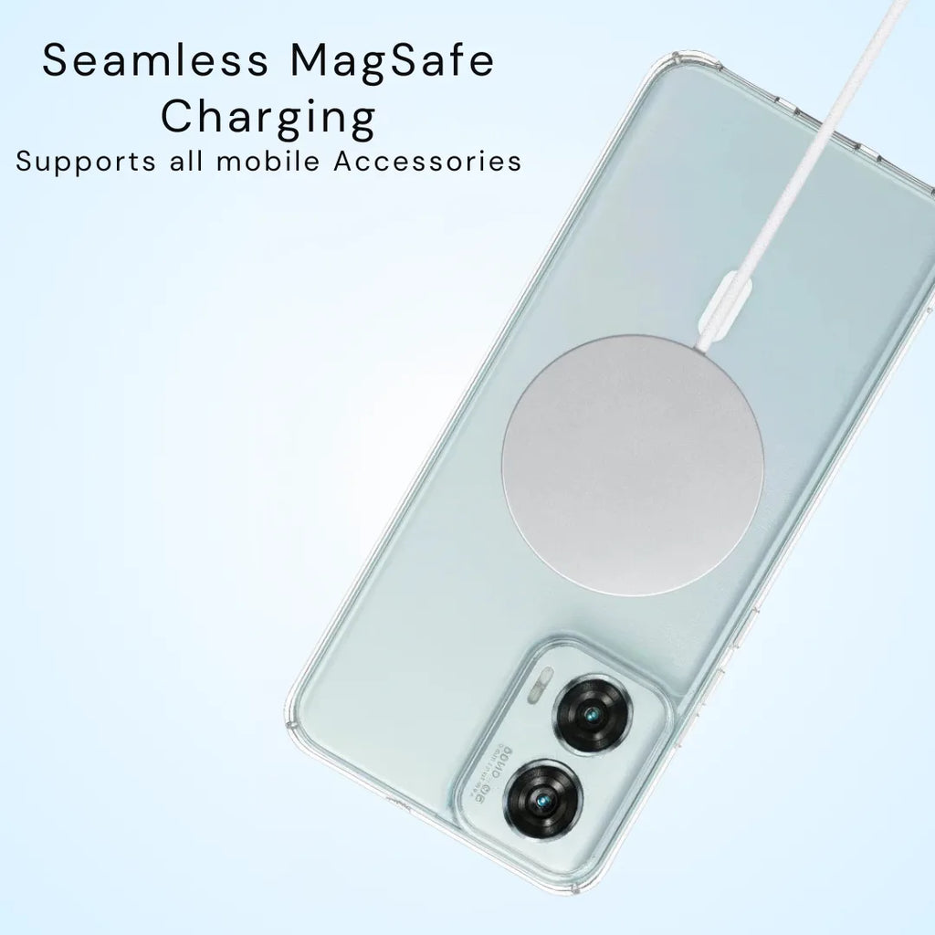 Clear Anti-Yellow MagSafe Case – Motorola G85