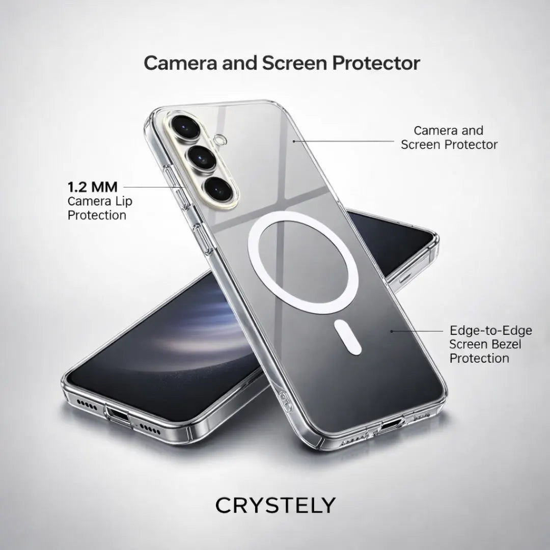 Anti Yellow Magsafe Clear Case Samsung S25