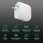 Google 45W C-Type Rapid Fast Charger Adapter