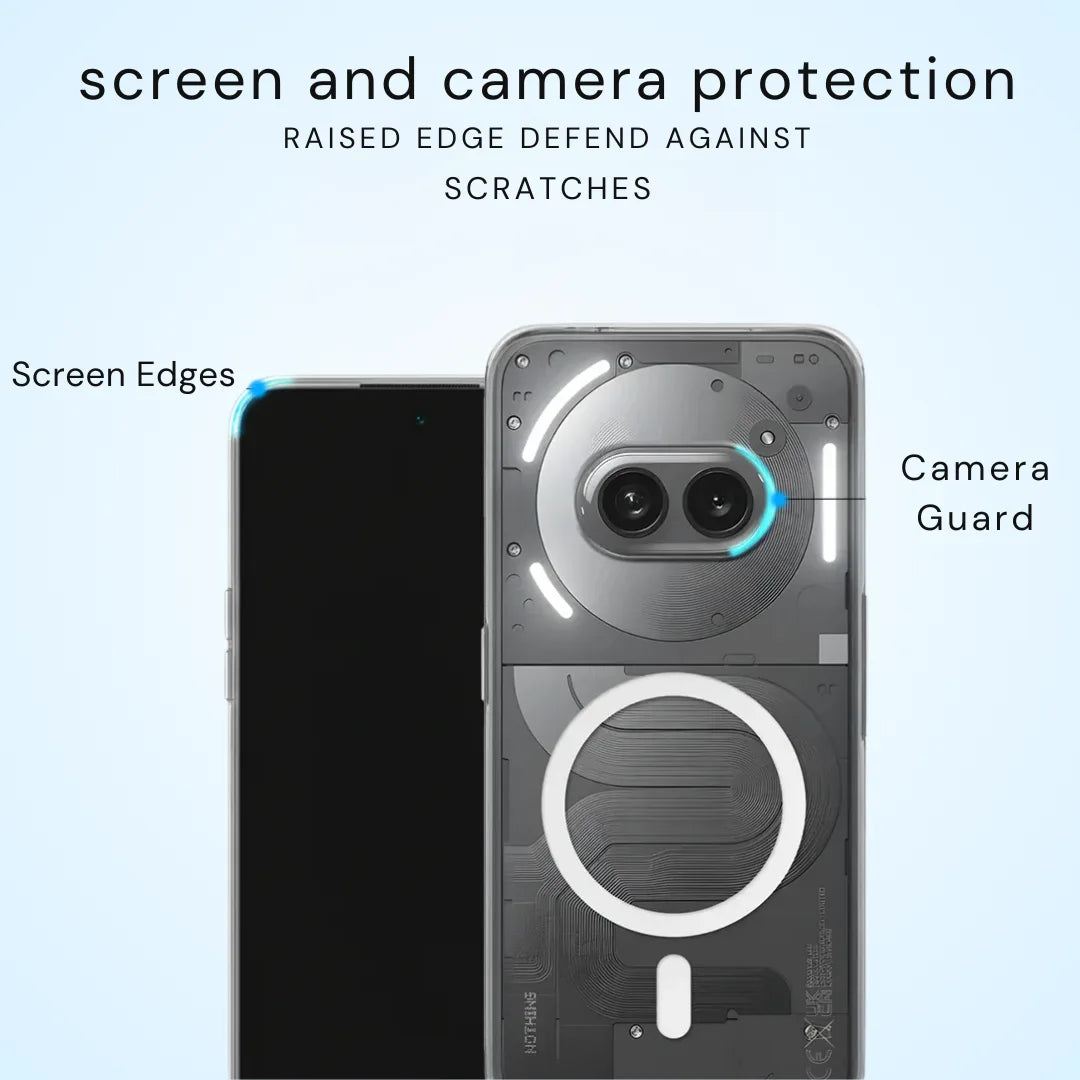 Nothing 2A Transparent Anti-Yellow MagSafe Case