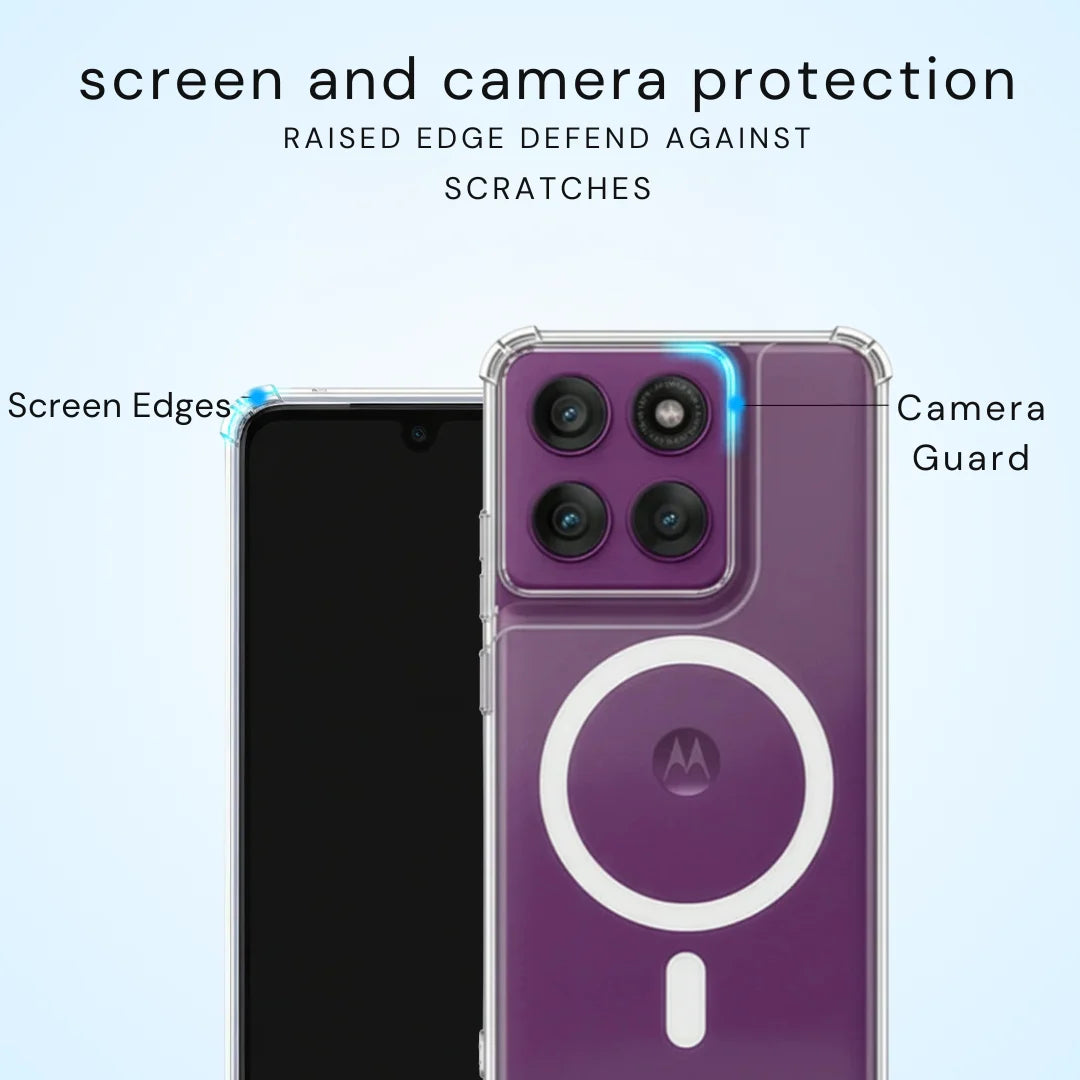 Clear Anti-Yellow MagSafe Case – Motorola Edge 60 Fusion