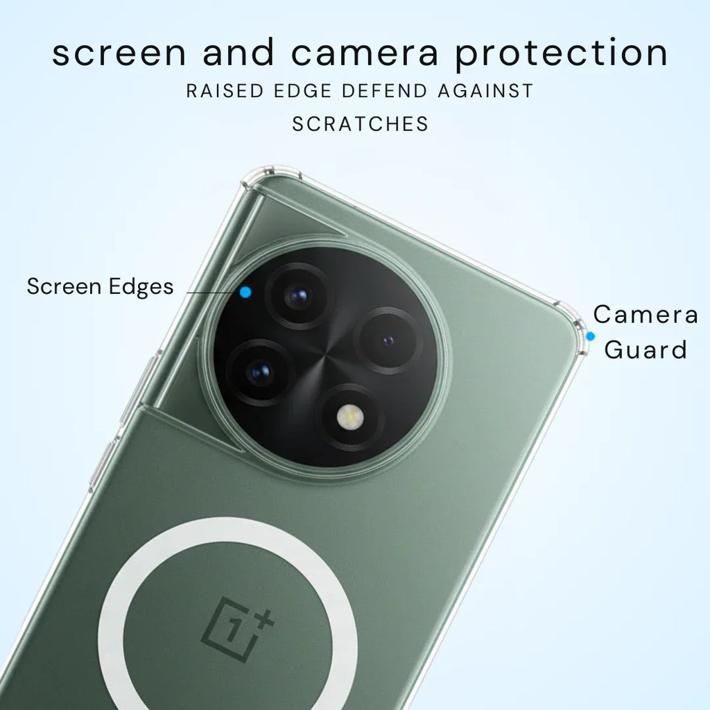 Clear Anti-Yellow MagSafe Case – OnePlus 11