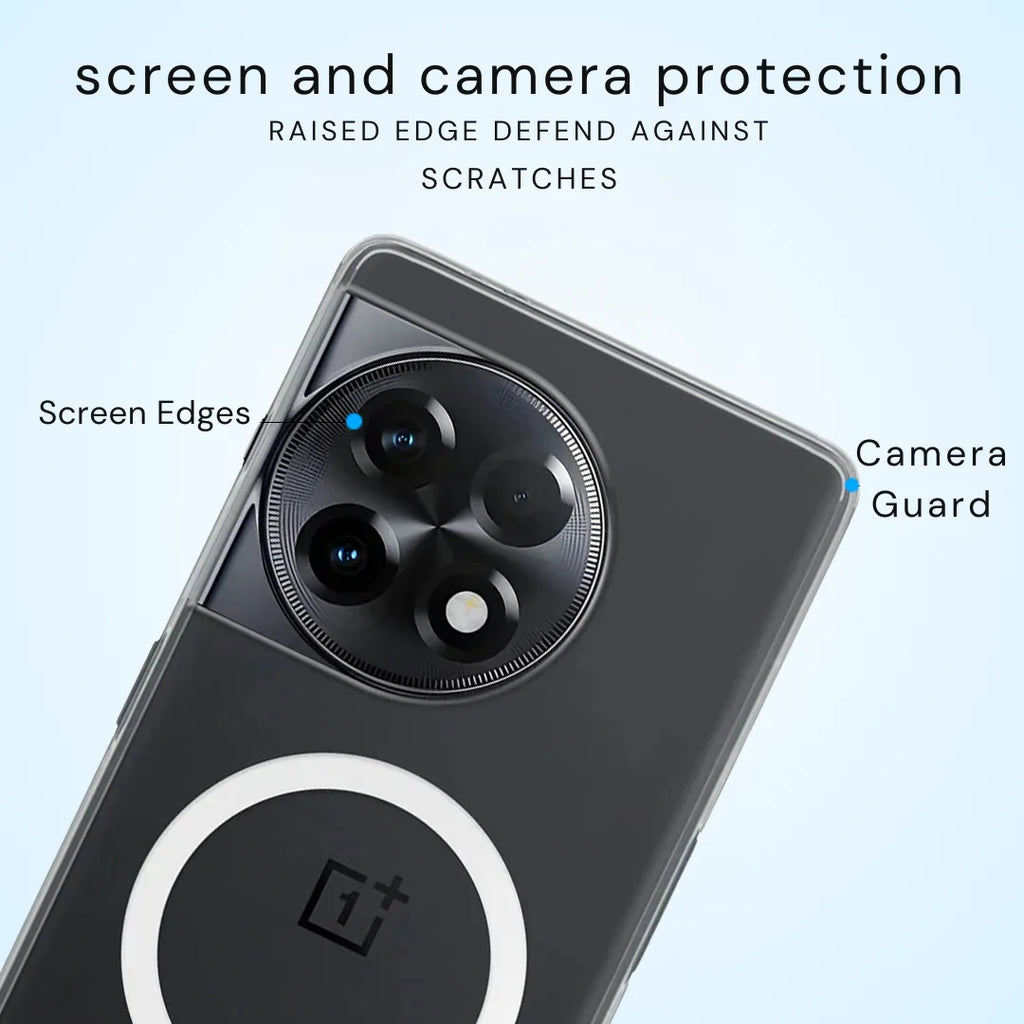 Clear Anti-Yellow MagSafe Case – OnePlus 11R