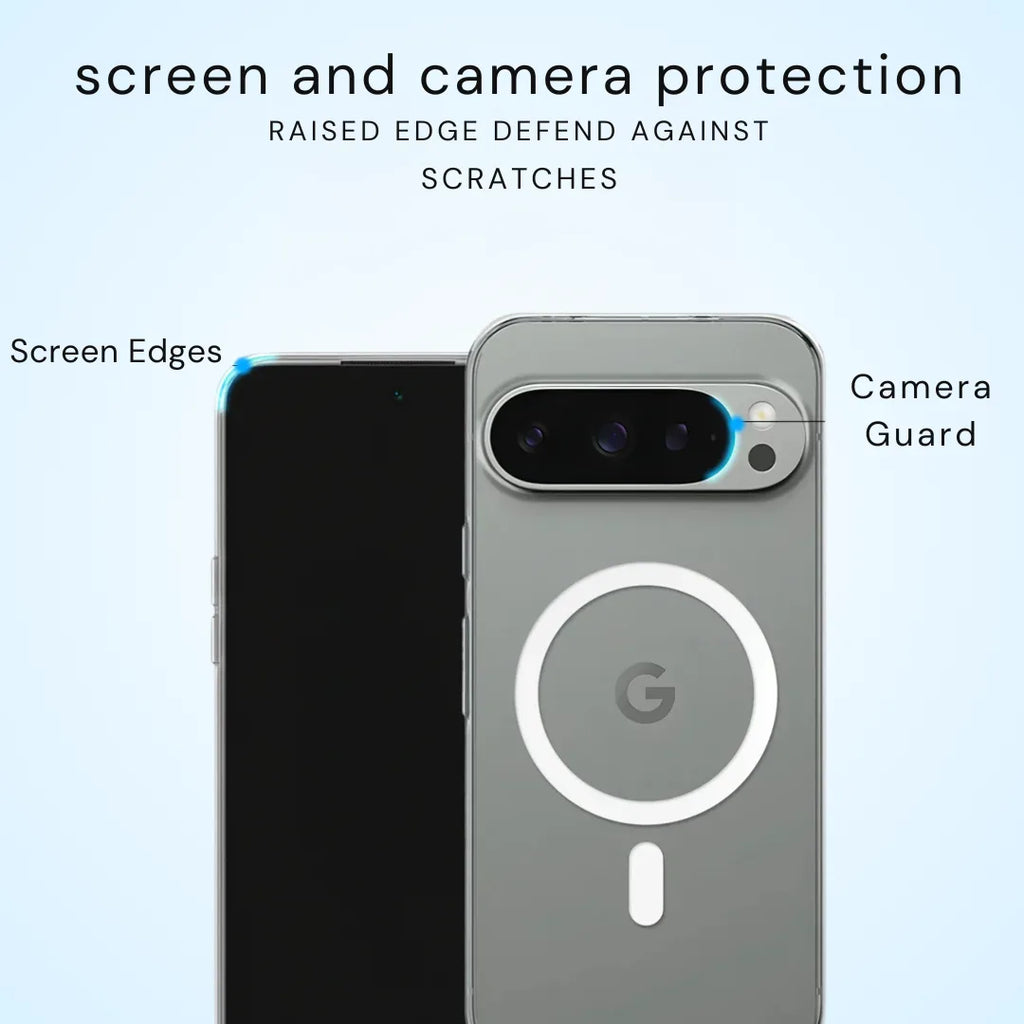 Crystal Clear Anti-Yellow MagSafe Case for Google Pixel 10 Pro