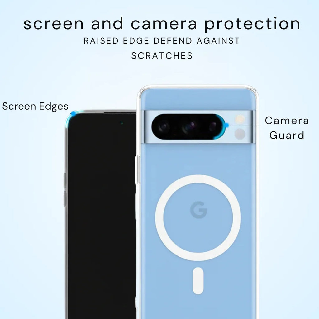 Crystal Clear Anti-Yellow MagSafe Case for Google Pixel 8 Pro