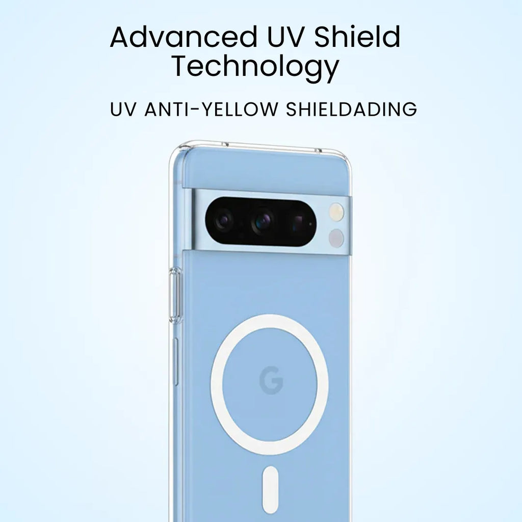 Crystal Clear Anti-Yellow MagSafe Case for Google Pixel 8 Pro