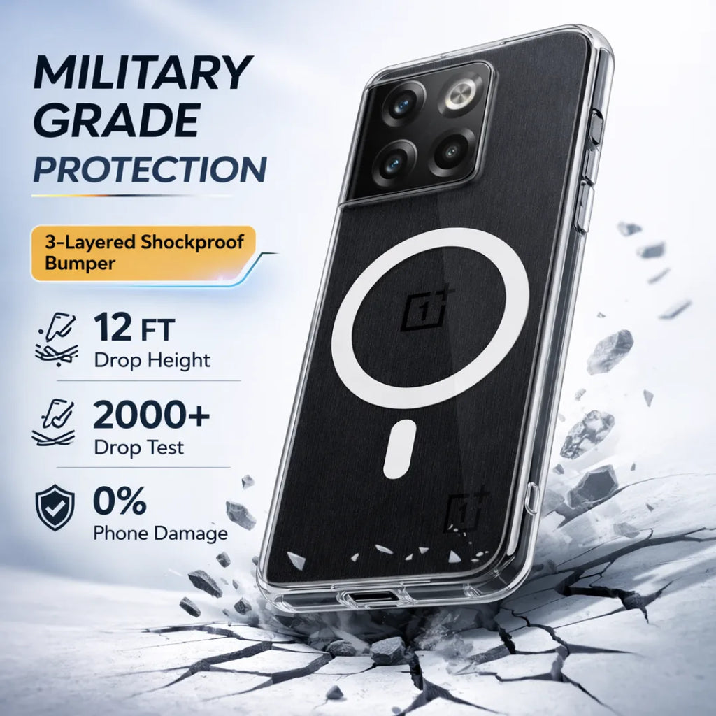 Clear Anti-Yellow MagSafe Case – OnePlus 10T