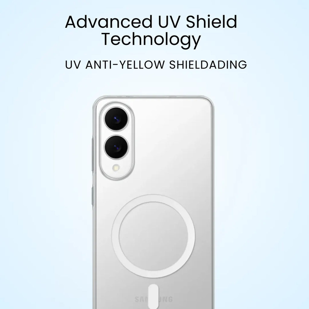 Anti-Yellow MagSafe Clear Case  Samsung S25 Edge