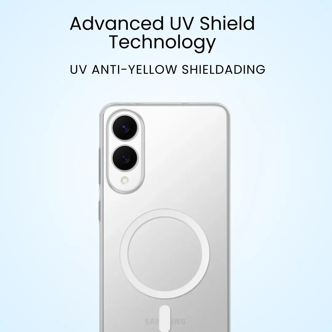 Anti-Yellow MagSafe Clear Case  Samsung S25 Edge