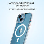 iPhone 15 Anti Yellow Clear MagSafe Case