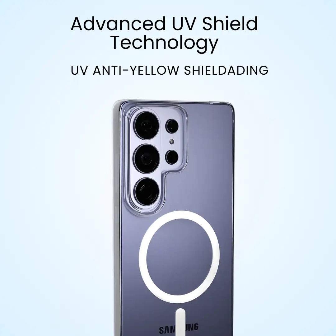 Anti-Yellow MagSafe Clear Case  Samsung S26 Ultra