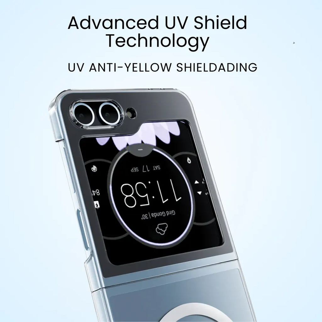 Anti-Yellow Transparent MagSafe Cover – Galaxy Z Flip4