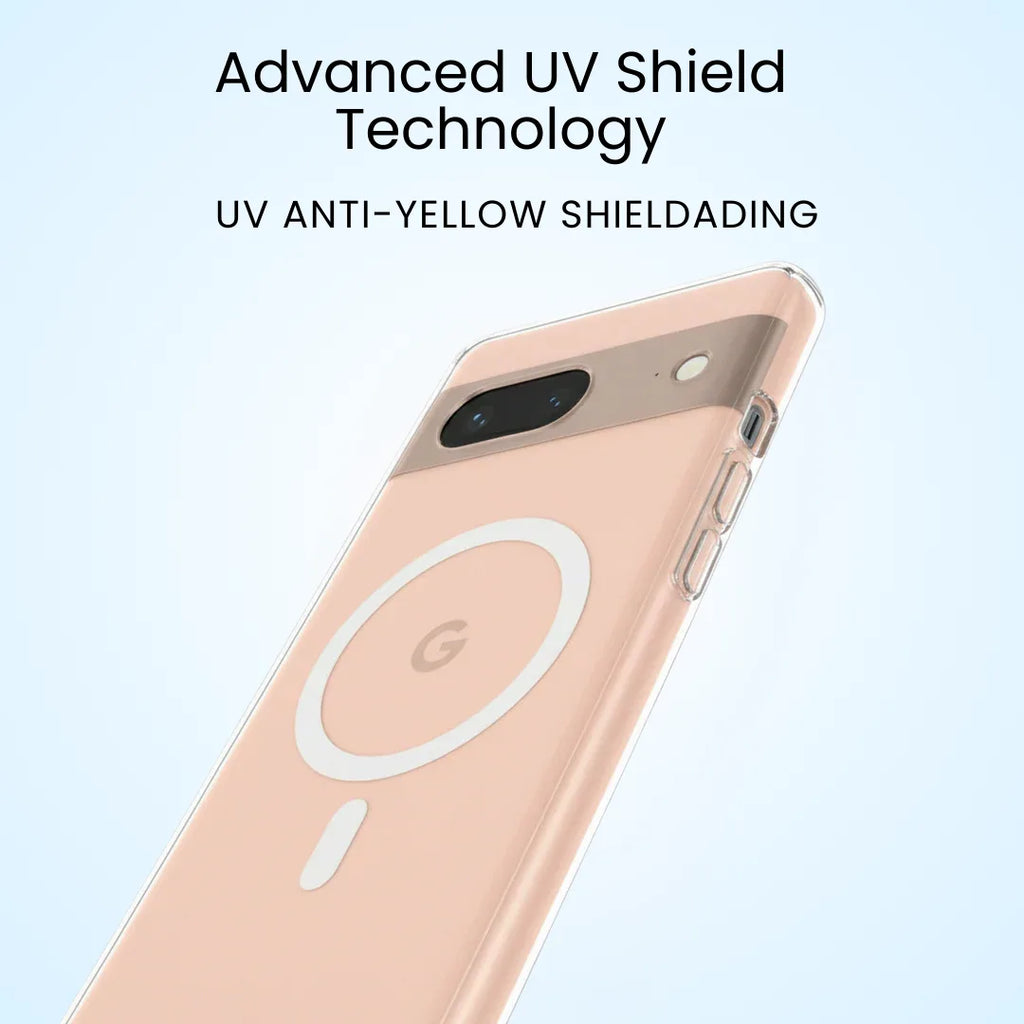 Crystal Clear Anti-Yellow MagSafe Case for Google Pixel 8A