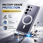 Anti-Yellow MagSafe Clear Case  Samsung S26 Ultra