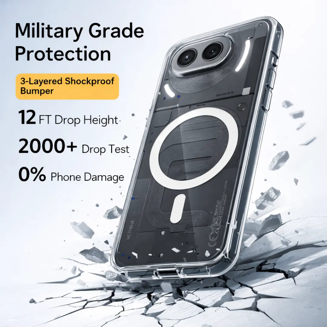 Nothing 2A Transparent Anti-Yellow MagSafe Case