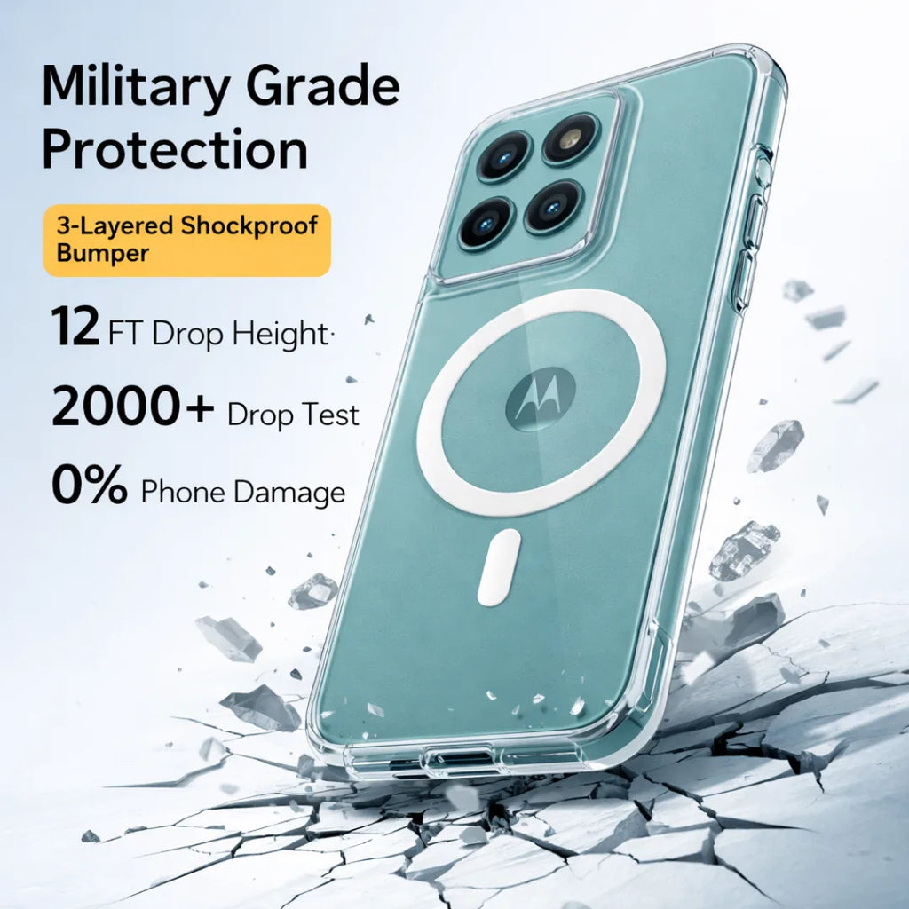 Clear Anti-Yellow MagSafe Case – Motorola Edge 60 Fusion