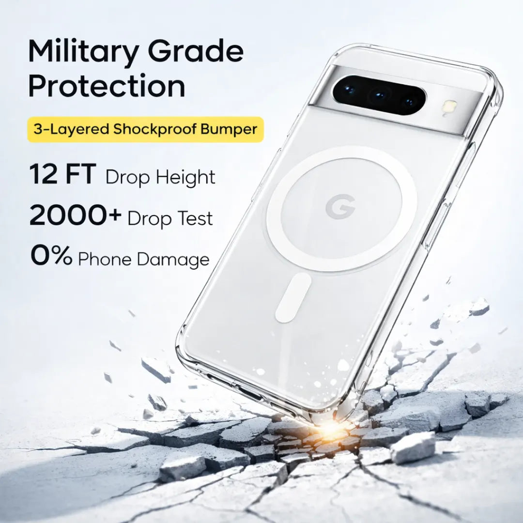 Crystal Clear Anti-Yellow MagSafe Case for Google Pixel 7 Pro