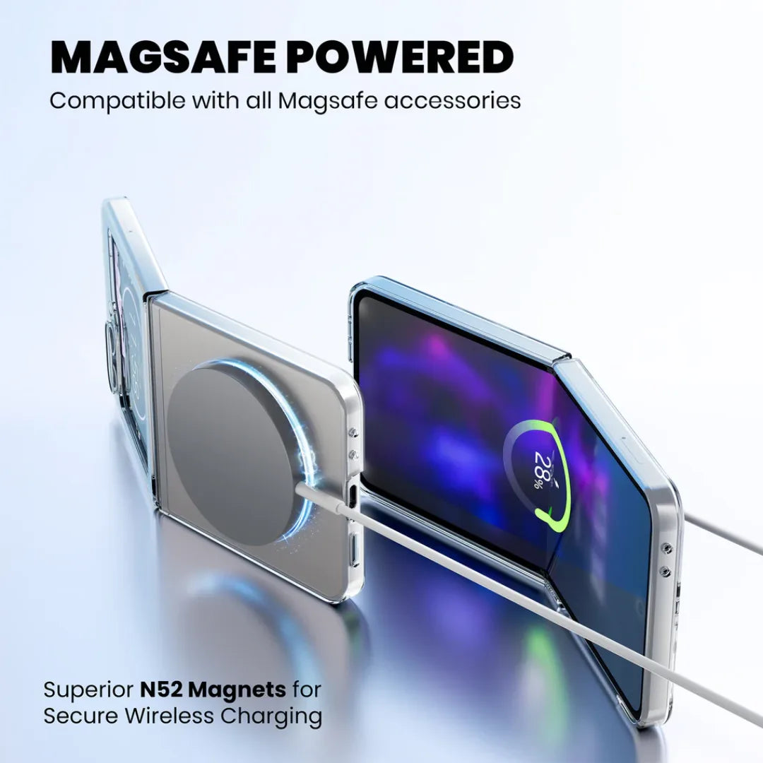 Anti-Yellow Transparent MagSafe Cover – Galaxy Z Flip4