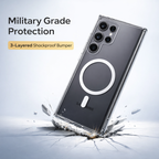 Anti Yellow Magsafe Clear Case Samsung S23 Ultra