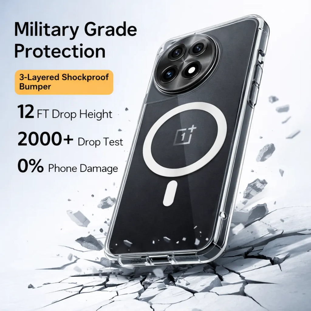 Clear Anti-Yellow MagSafe Case – OnePlus 12r