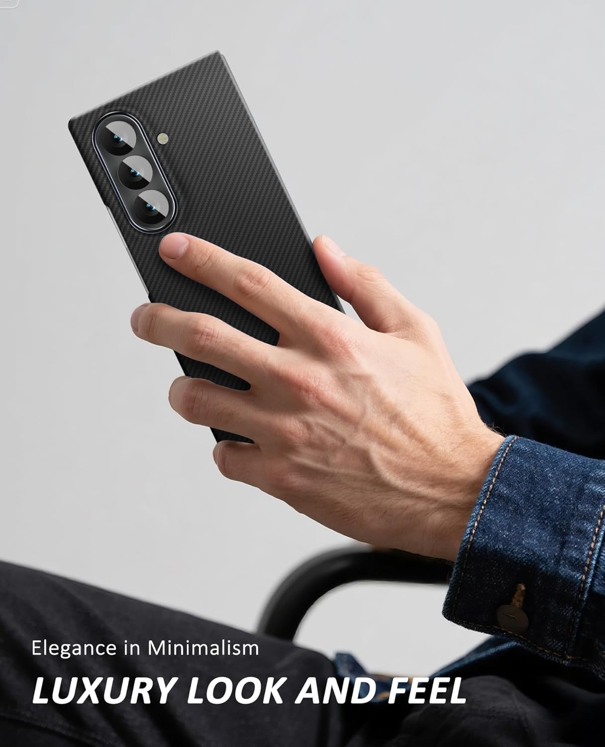 Galaxy Z Fold 8 Ultra Original Carbon Fiber Case