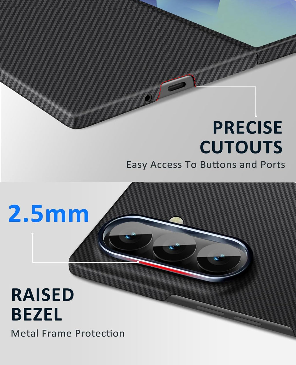 Galaxy Z Fold 8 Ultra Original Carbon Fiber Case