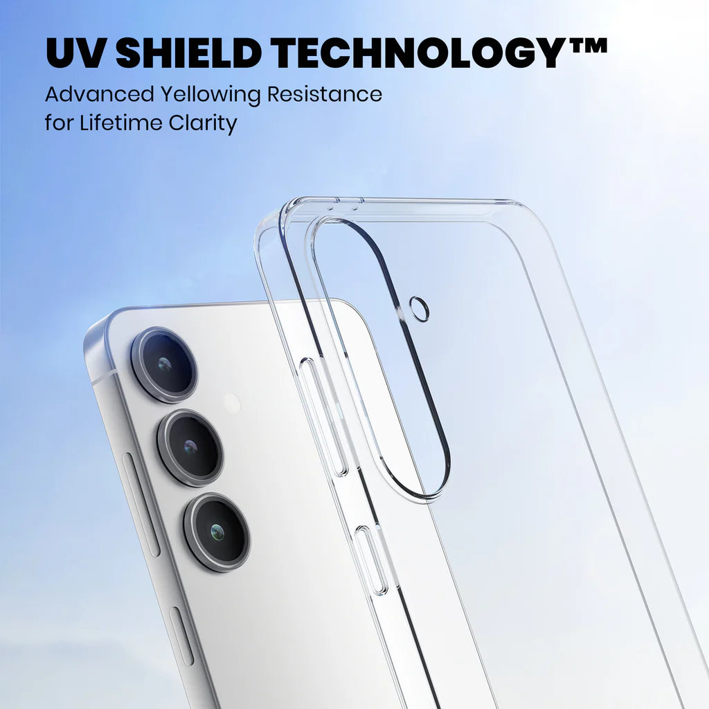 Anti-Yellow Clear Case for Galaxy S22