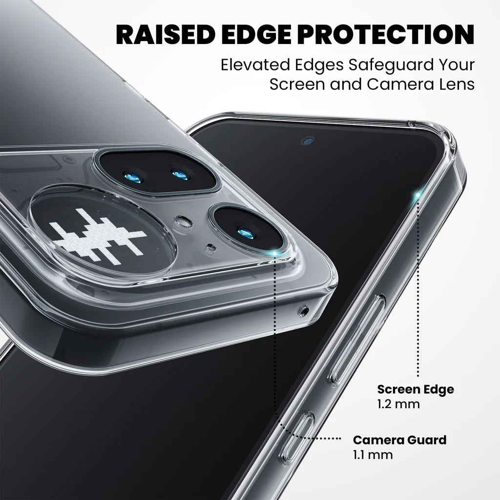 Anti-Yellow Clear Case for Nothing Phone 4a Pro