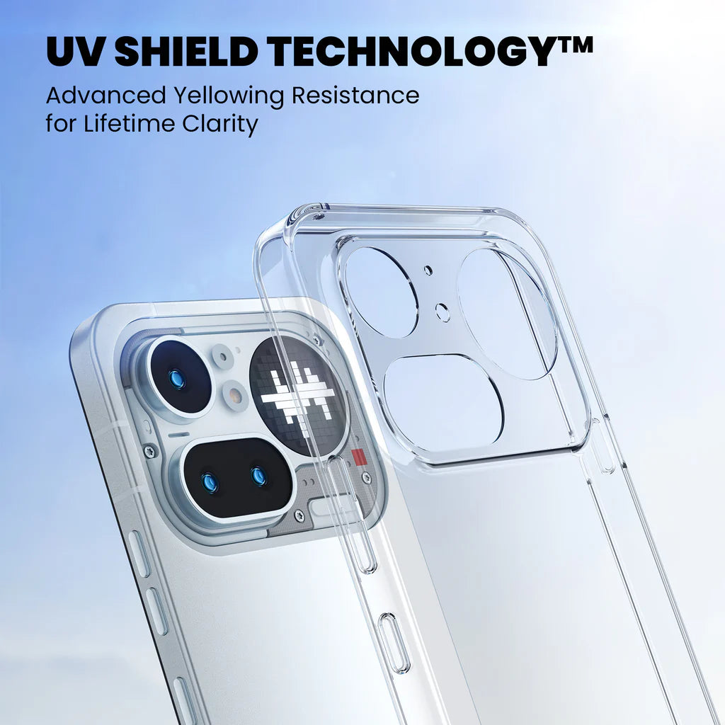 Anti-Yellow Clear Case for Nothing Phone 4a Pro