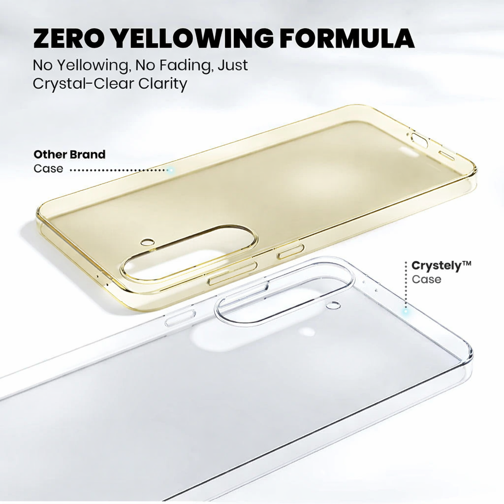 Anti-Yellow Clear Case for Galaxy S22