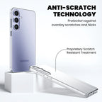 Anti-Yellow Clear Case For Galaxy S25 anti scratch technology