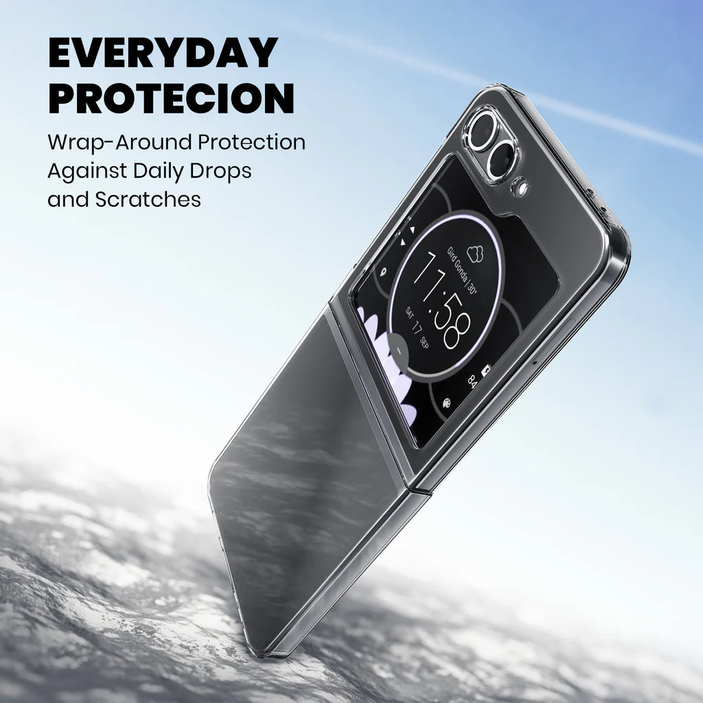 Anti-Yellow Clear Case for Galaxy Z Flip4