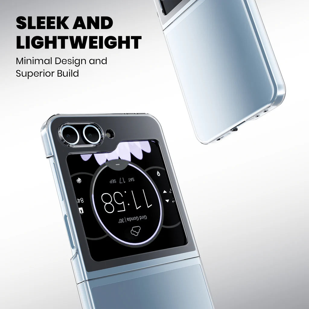 Anti-Yellow Clear Case for Galaxy Z Flip4