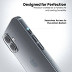 Anti-Yellow Clear Case For iPhone 17 seamless access to action button