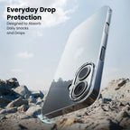 Anti-Yellow Clear Case For iPhone 17 everyday drop protection