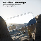 Anti-Yellow Clear Case For iPhone 17 uv sheild technology 