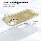 Anti-Yellow Clear Case For iPhone 17 zero yellowing formula crystely