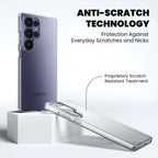 Anti-Yellow Clear Case for Galaxy S26 Ultra anti scratch technology