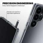 Anti-Yellow Clear Case for Galaxy S26 Ultra cutouts