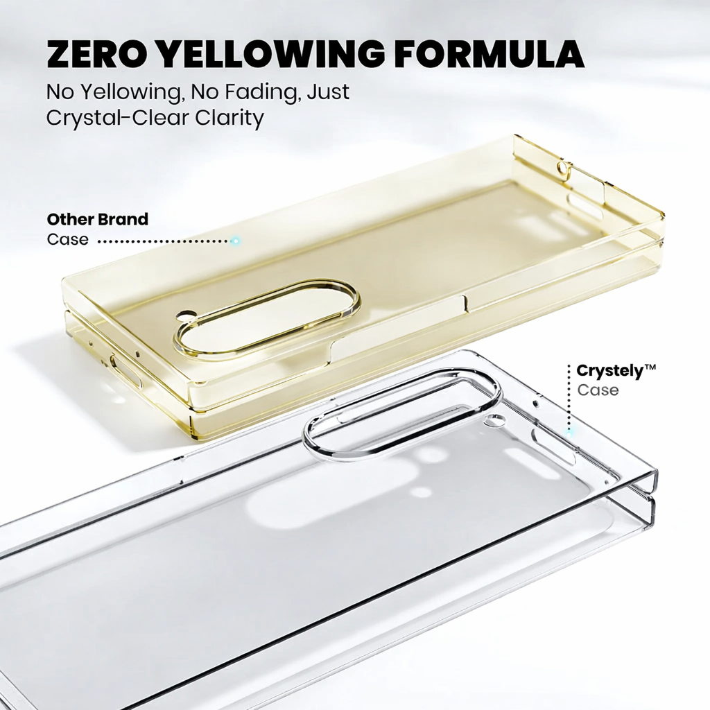 Anti-Yellow Clear Case for Galaxy Z Fold4