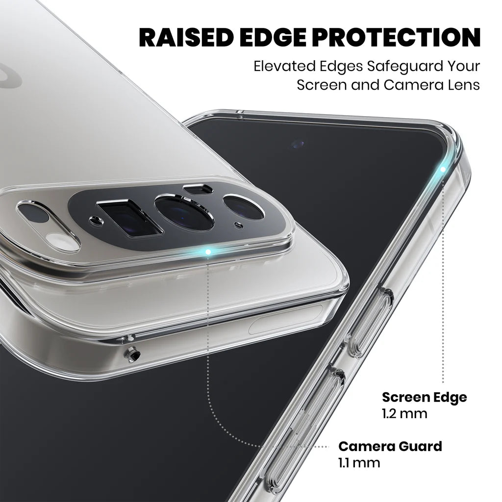Anti-Yellow Clear Case for Google Pixel 10 Pro XL