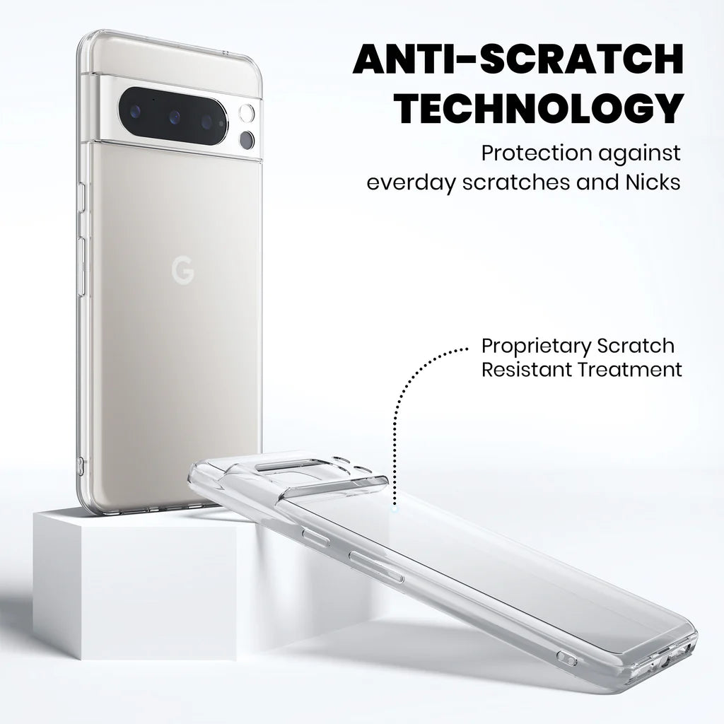 Anti-Yellow Clear Case for Google Pixel 8 Pro