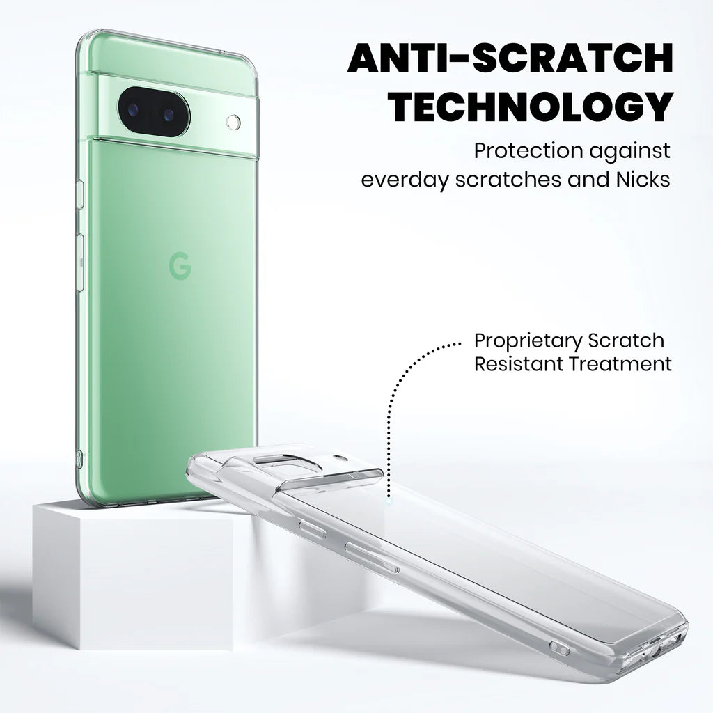 Anti-Yellow Clear Case for Google Pixel 8a